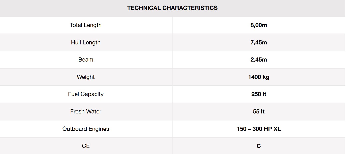 Χαρακτηριστικά Protagon 25 Space